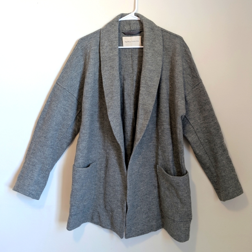 Babaton Gray wool blazer